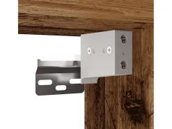 Aparador de madera de ingeniería envejecida 69,5x34x90 cm