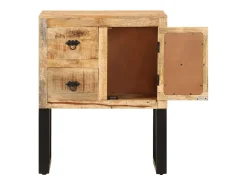Aparador de madera de mango maciza 60x30x76 cm