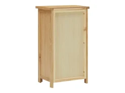 Aparador de madera de roble maciza 45x32x85 cm