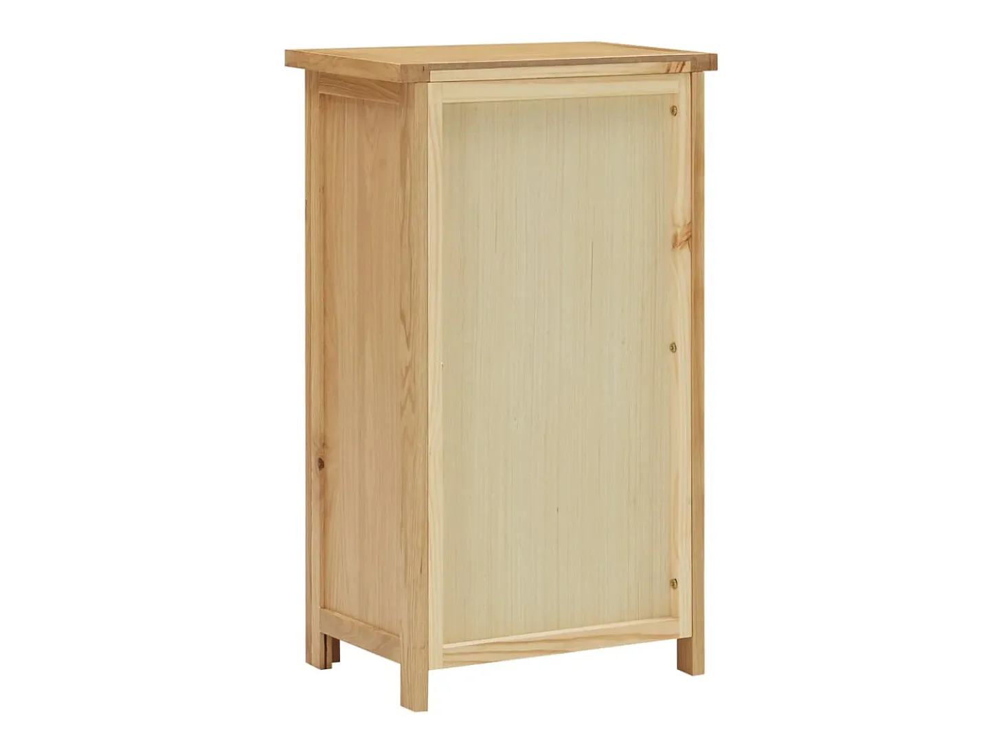 Aparador de madera de roble maciza 45x32x85 cm
