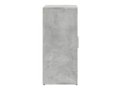 Aparador de madera ingeniería 2 uds gris hormigón 60x31x70 cm