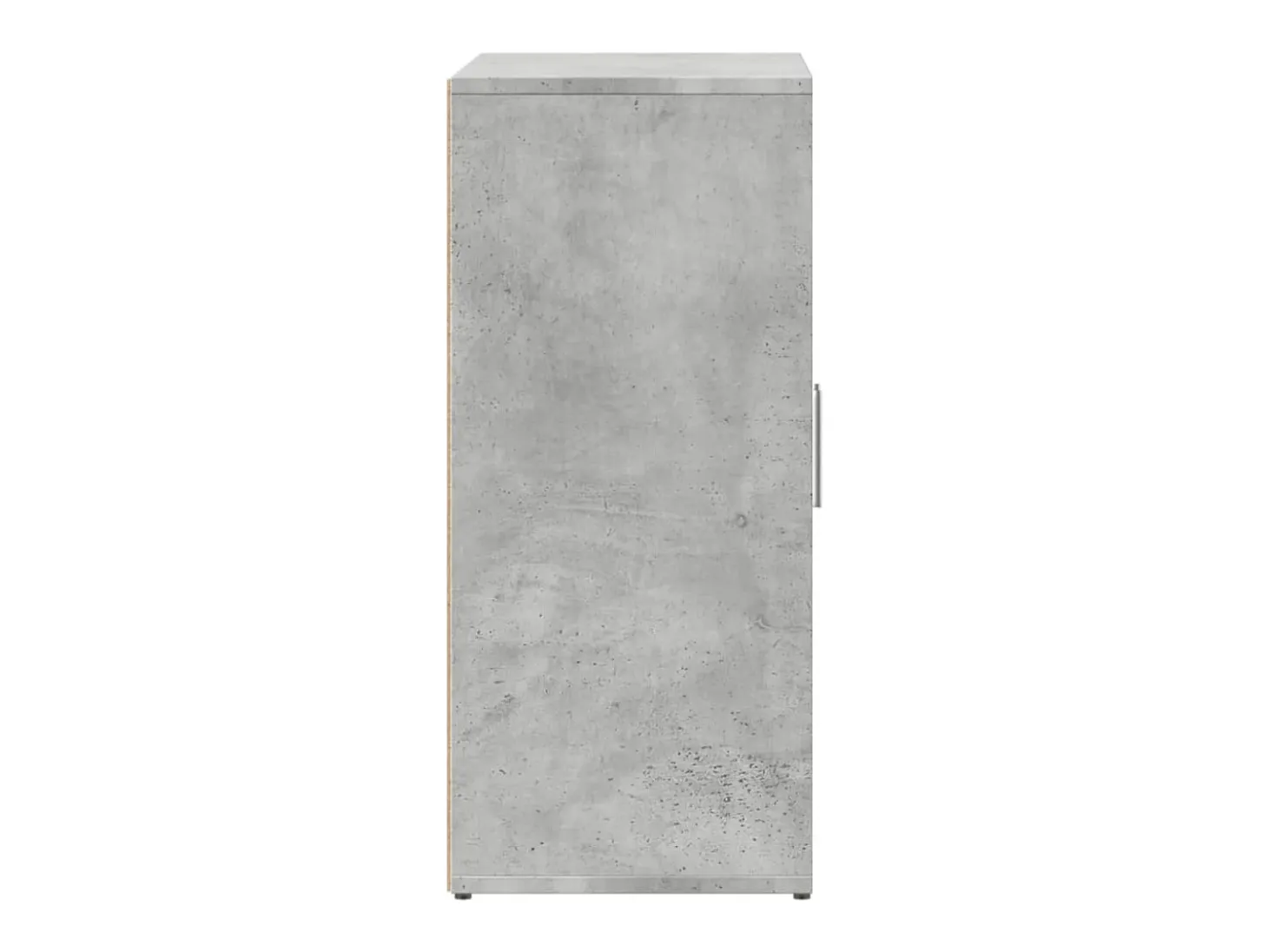 Aparador de madera ingeniería 2 uds gris hormigón 60x31x70 cm