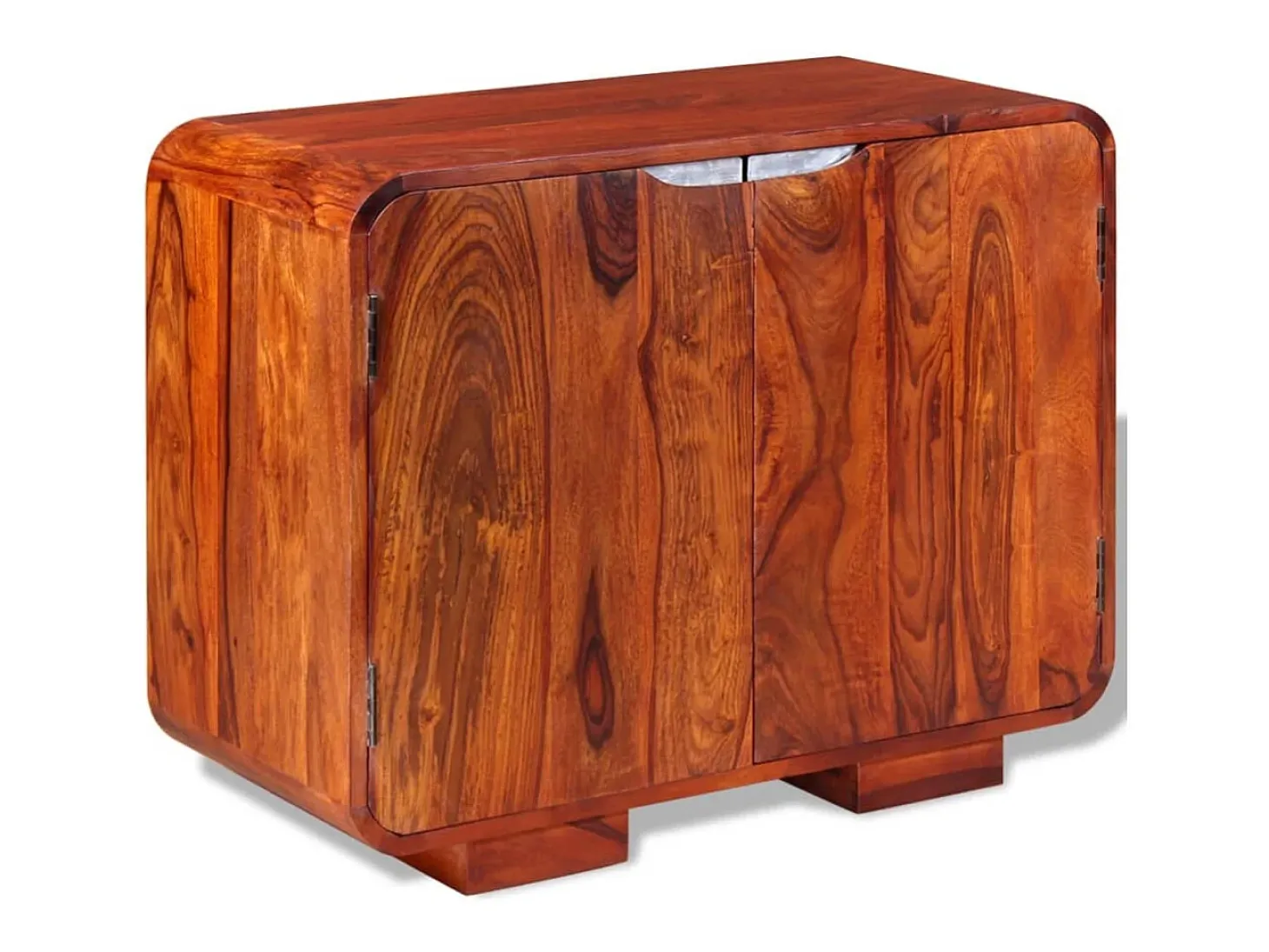 Aparador de madera maciza de sheesham 75x35x60 cm