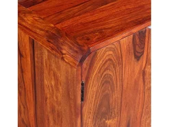 Aparador de madera maciza de sheesham 75x35x60 cm