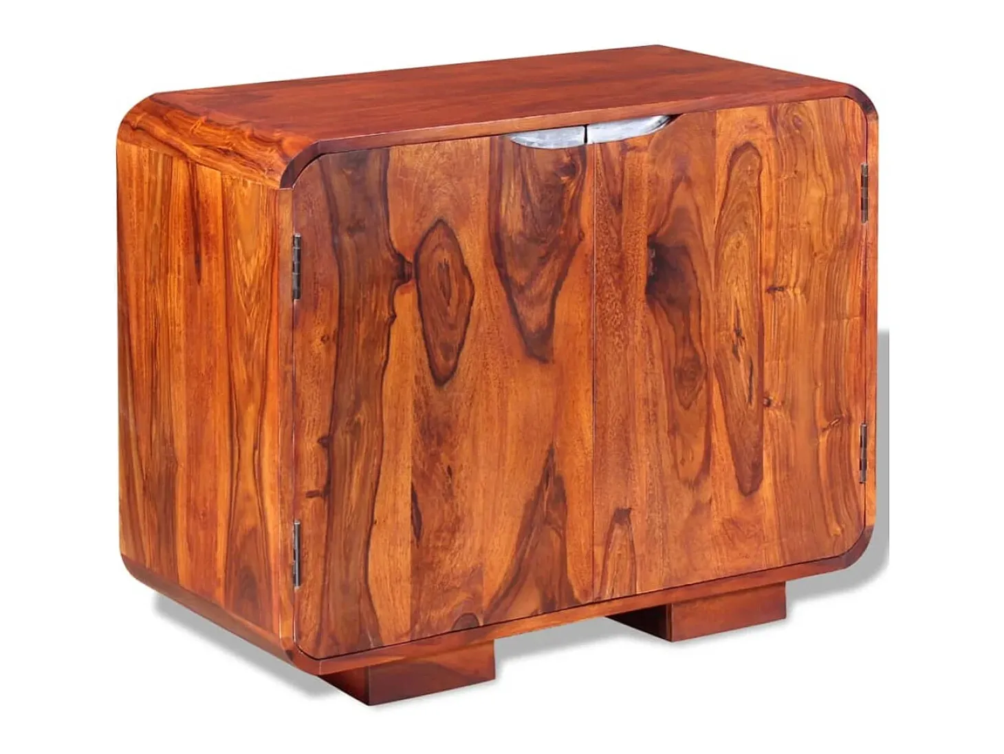 Aparador de madera maciza de sheesham 75x35x60 cm