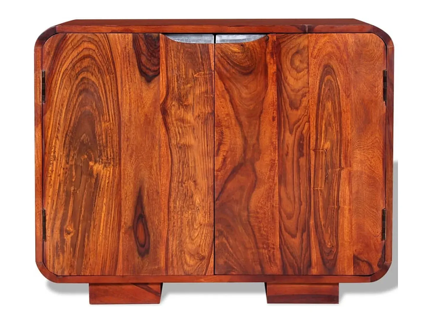Aparador de madera maciza de sheesham 75x35x60 cm