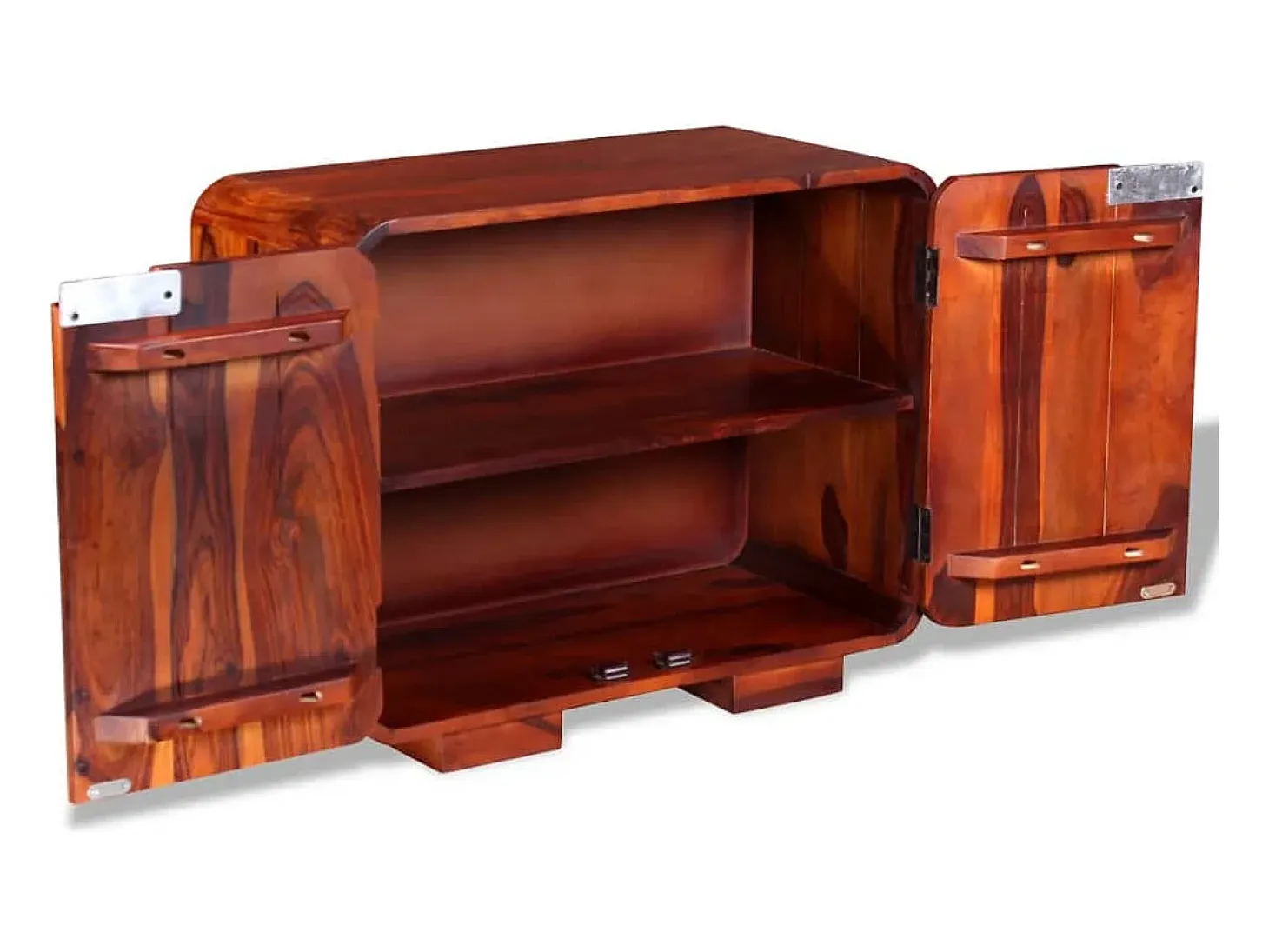 Aparador de madera maciza de sheesham 75x35x60 cm