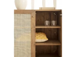 Aparador de madera maciza roble oscuro - FRIDA - DECOWOOD