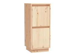 Aparador de madera maciza de pino 31,5x34x75 cm