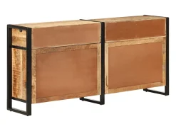 Aparador de madera maciza de mango 172x35x80 cm