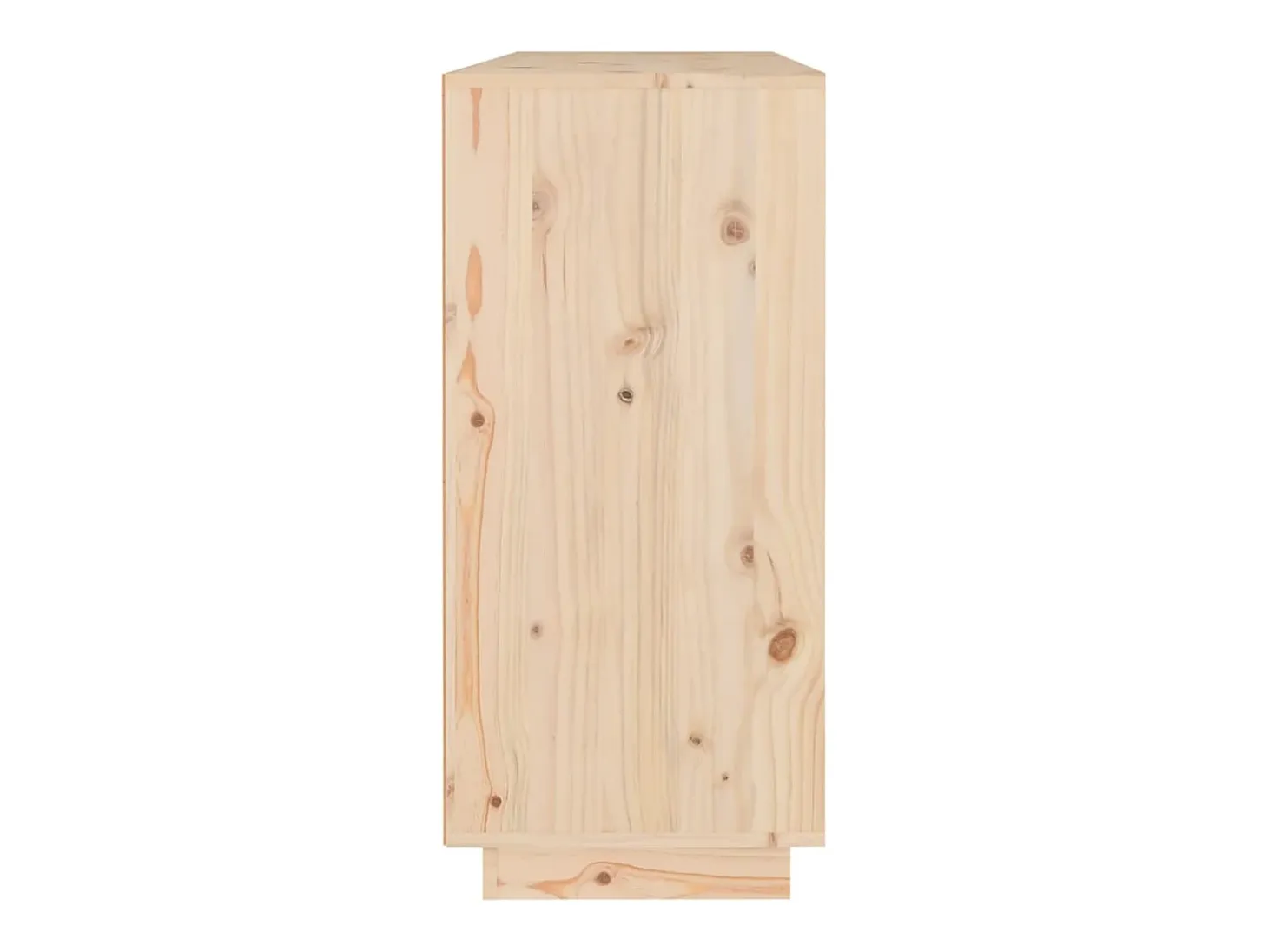 Aparador de madera maciza de pino 110x34x75 cm