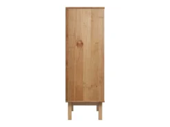 Aparador de madera maciza de pino 85x43x125 cm