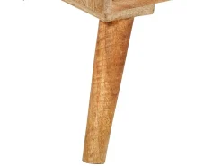 Aparador de madera maciza de mango 110x30x60 cm
