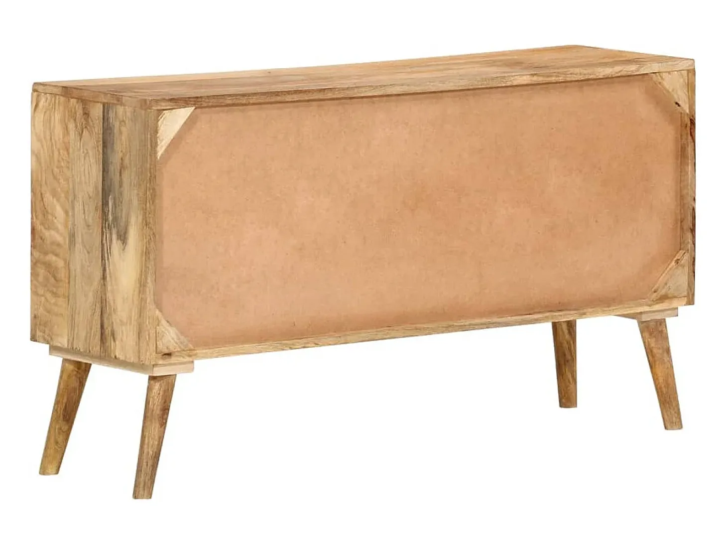 Aparador de madera maciza de mango 110x30x60 cm