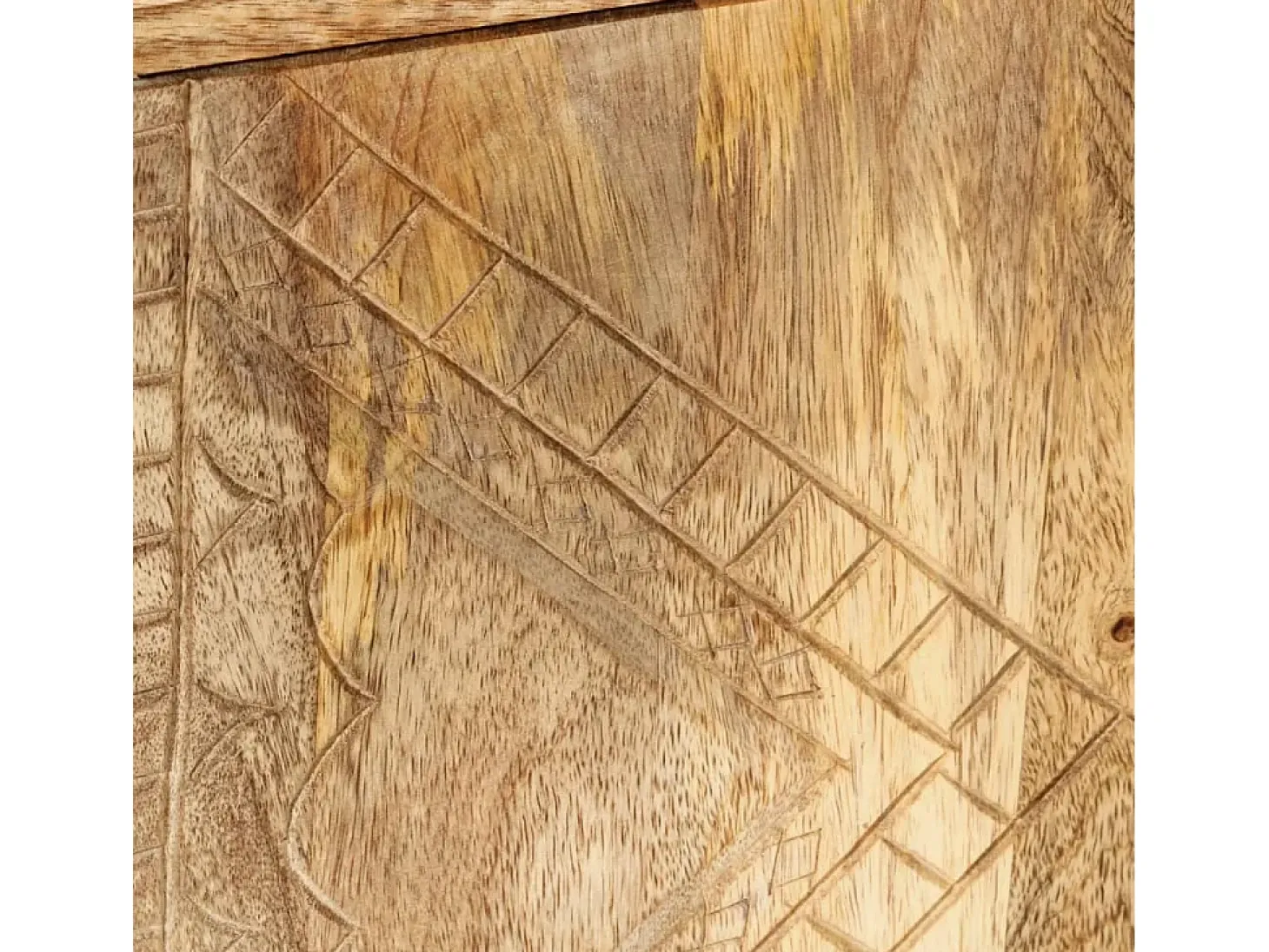 Aparador de madera maciza de mango 110x30x60 cm