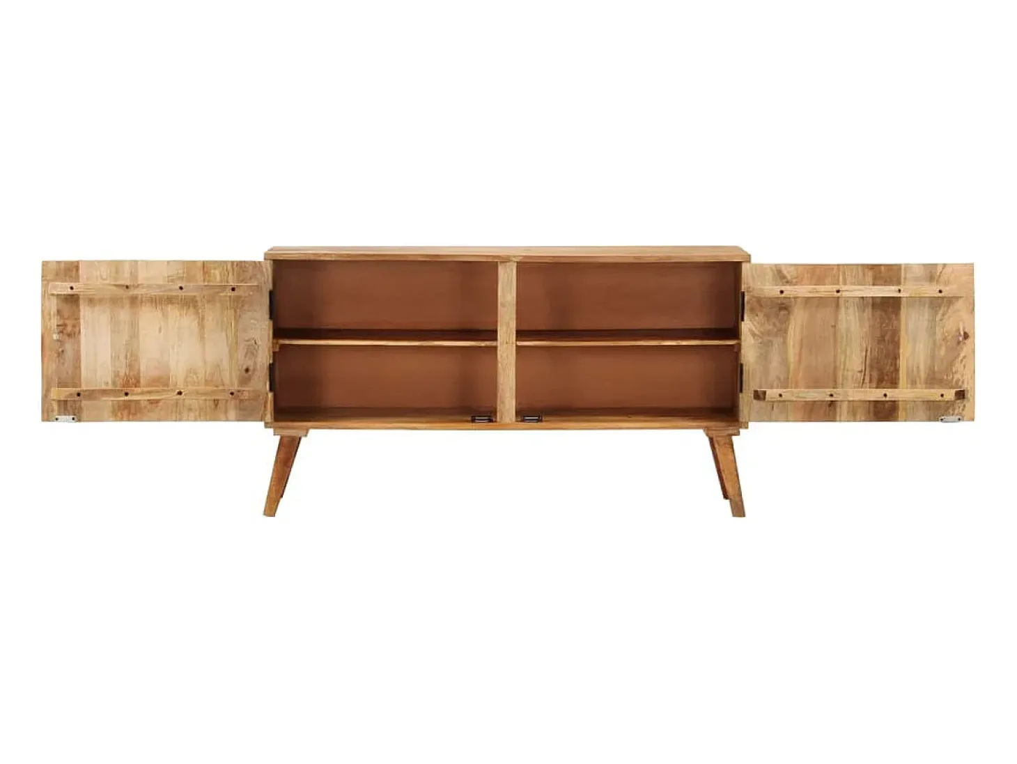 Aparador de madera maciza de mango 110x30x60 cm