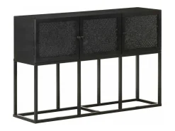 Aparador de madera maciza de mango 115x30x76 cm