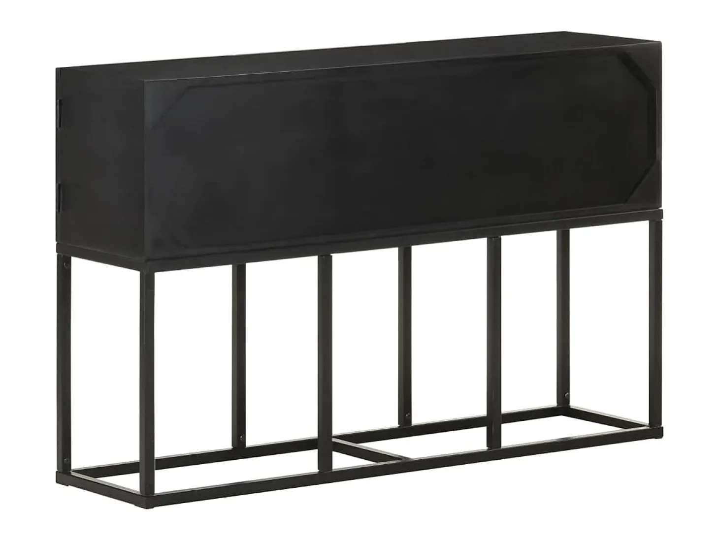 Aparador de madera maciza de mango 115x30x76 cm