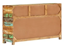 Aparador de madera maciza reciclada 110x35x65 cm