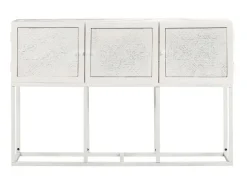 Aparador de madera maciza de mango 115x30x76 cm ES15710