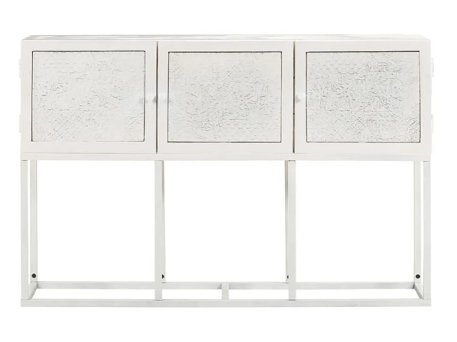 Aparador de madera maciza de mango 115x30x76 cm ES15710