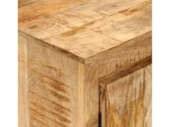 Aparador de madera maciza de mango 55x33x75 cm