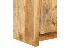 Aparador de madera maciza de mango 55x33x75 cm