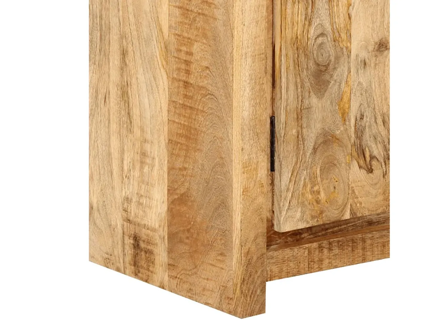 Aparador de madera maciza de mango 55x33x75 cm