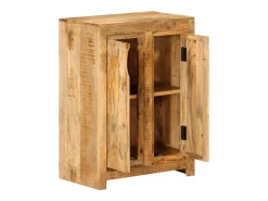 Aparador de madera maciza de mango 55x33x75 cm