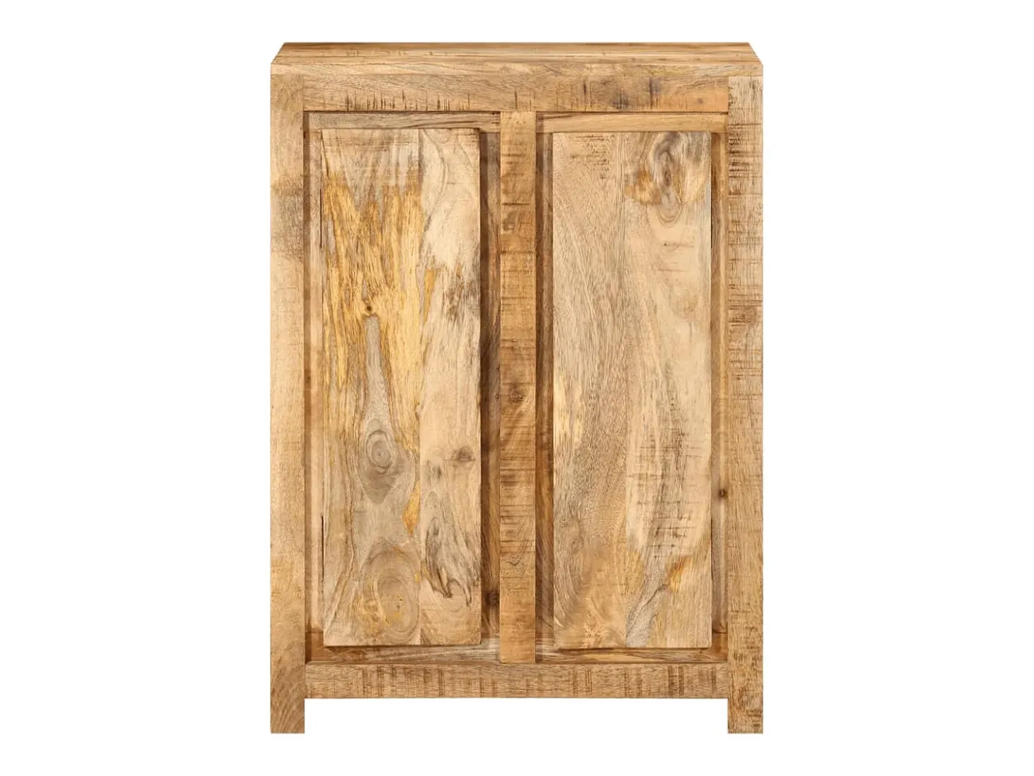 Aparador de madera maciza de mango 55x33x75 cm