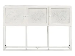 Aparador de madera maciza de mango 115x30x76 cm