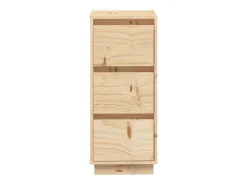 Aparador de madera maciza de pino 32x34x75 cm