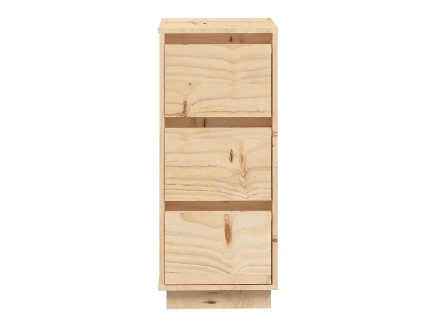 Aparador de madera maciza de pino 32x34x75 cm