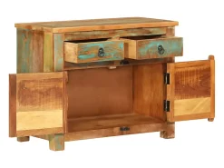 Aparador de madera maciza reciclada 68x35x55 cm