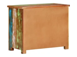 Aparador de madera maciza reciclada 68x35x55 cm