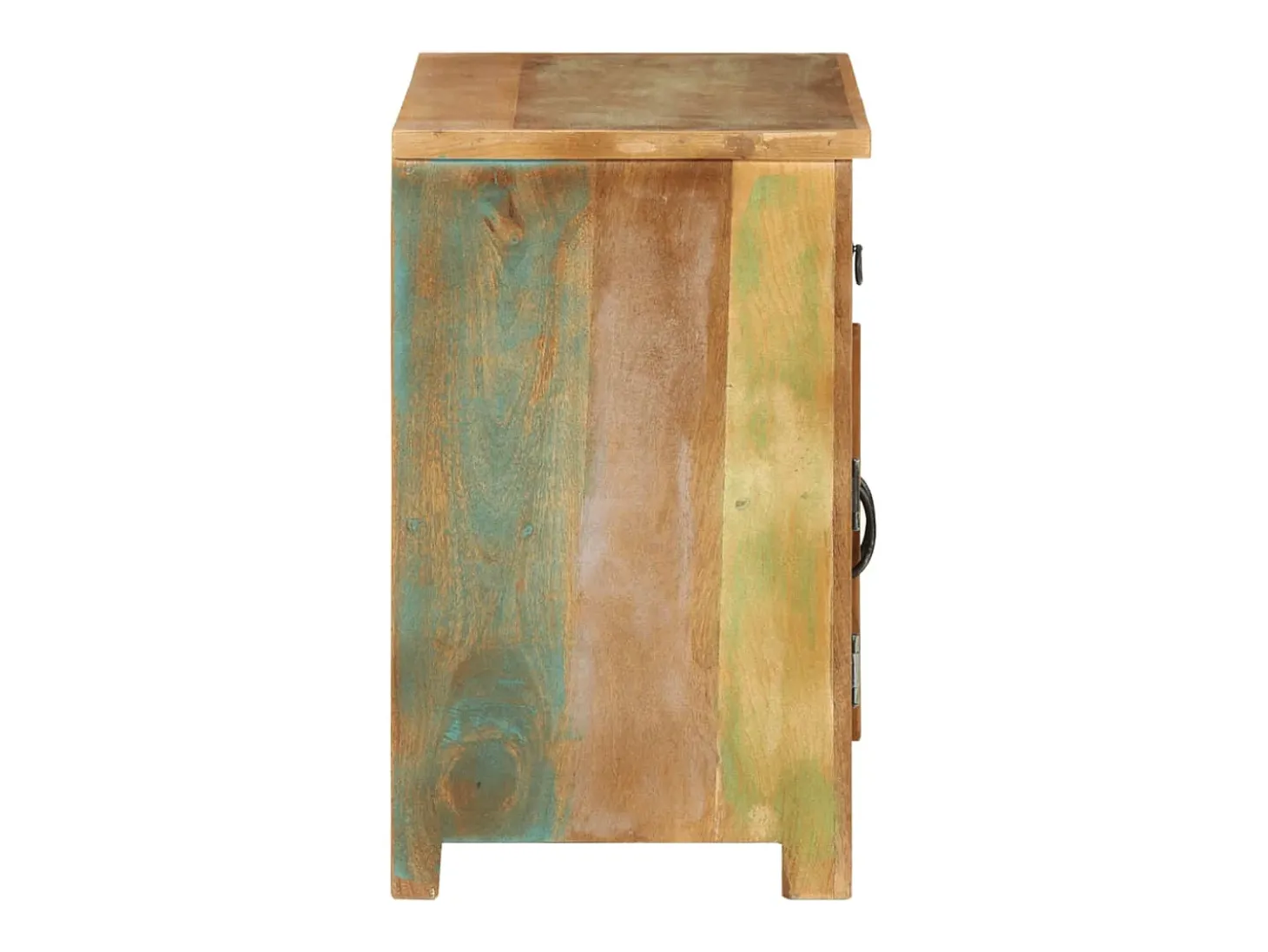 Aparador de madera maciza reciclada 68x35x55 cm