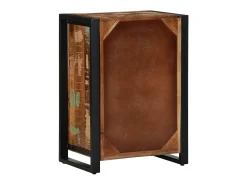 Aparador de madera maciza reciclada 50x35x70 cm