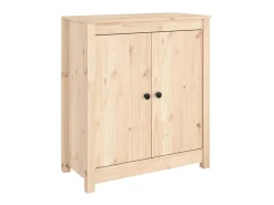 Aparador de madera maciza de pino 70x35x80 cm ES71976
