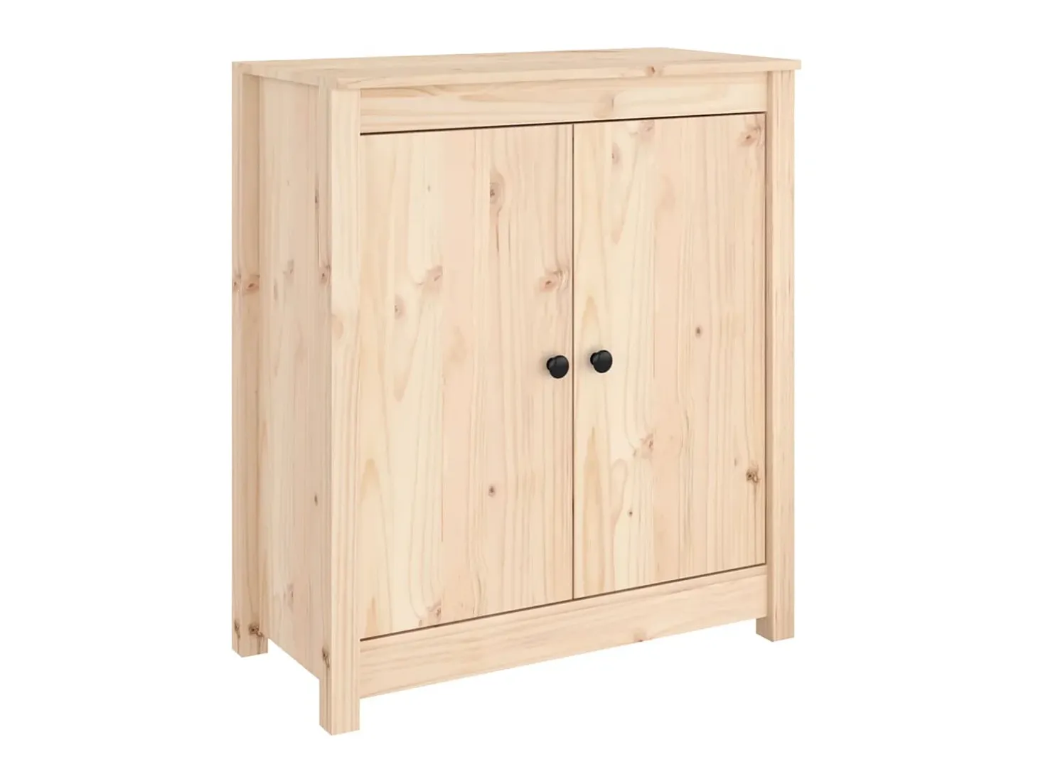 Aparador de madera maciza de pino 70x35x80 cm ES71976