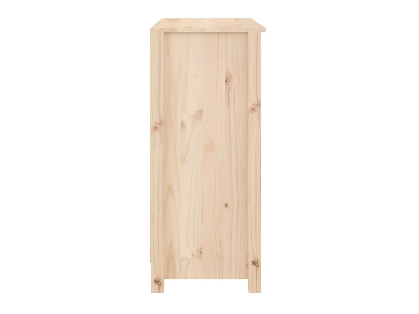 Aparador de madera maciza de pino 70x35x80 cm ES71976