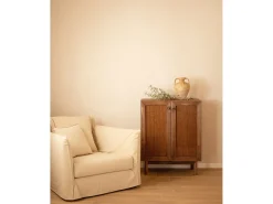 Aparador de madera maciza nogal 80x100cm - OLIVIA - DECOWOOD