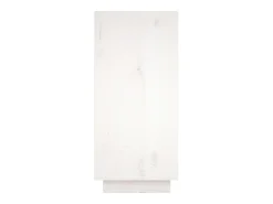 Aparador de madera maciza de pino blanco 60x34x75 cm