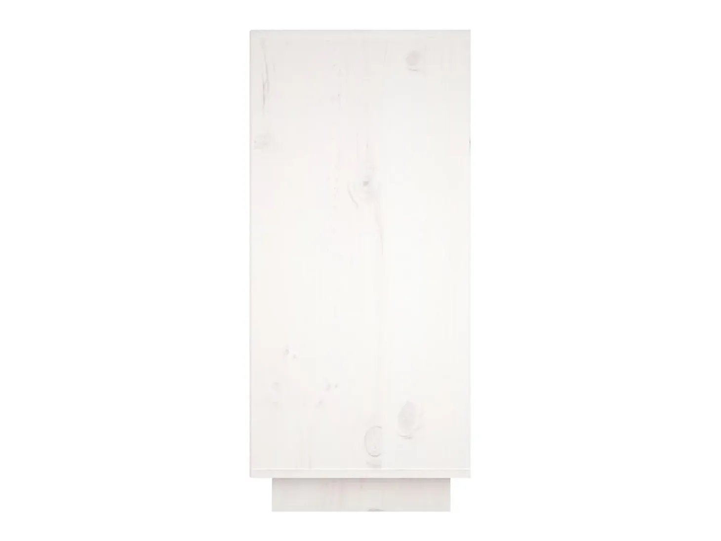 Aparador de madera maciza de pino blanco 60x34x75 cm