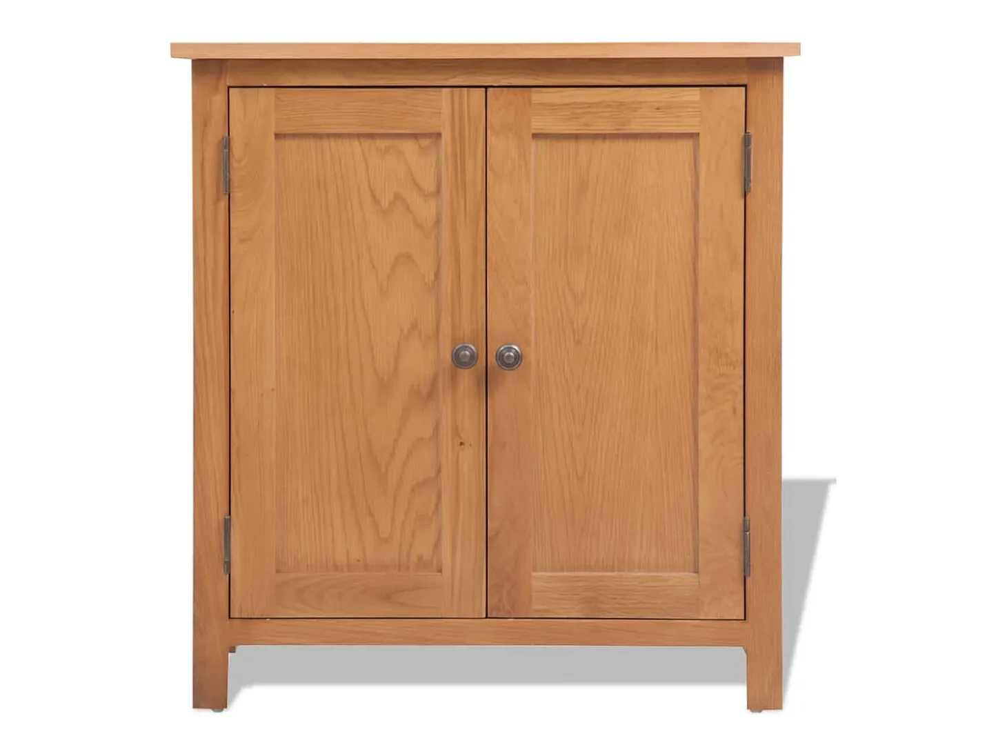 Aparador de madera maciza de roble 70x35x75 cm
