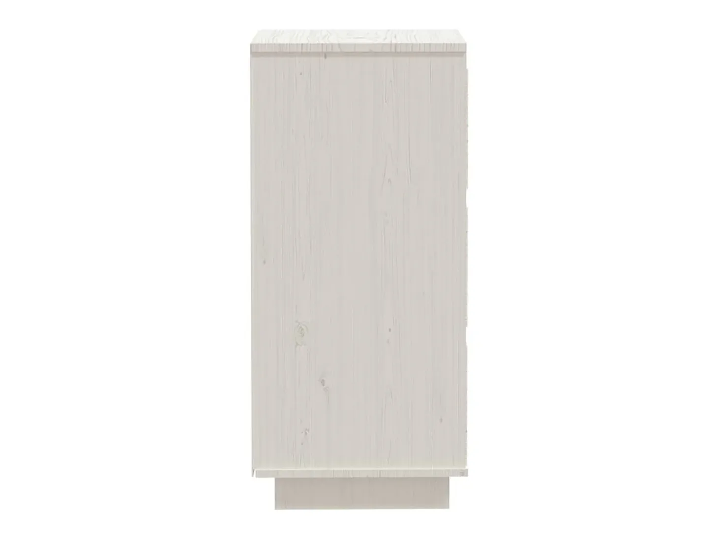Aparador de madera maciza de pino blanco 32x34x75 cm