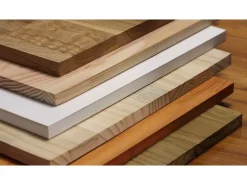 Aparador de madera maciza de pino blanco 60x35x80 cm