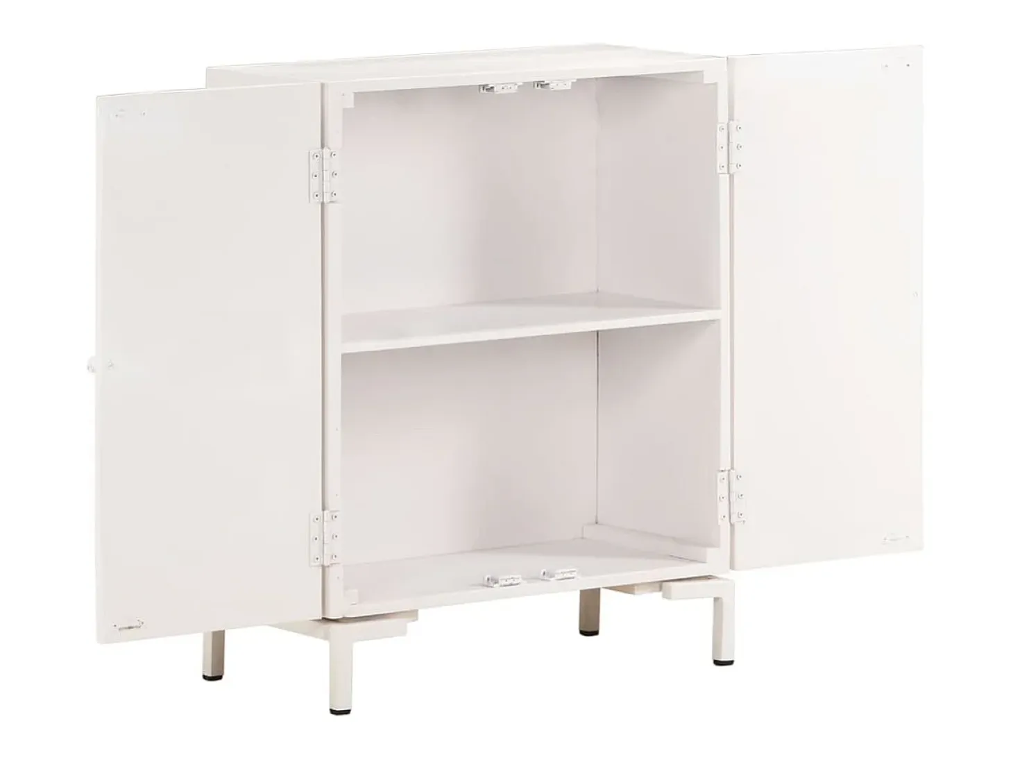 Aparador de madera maciza de mango 60x30x76 cm ES83192