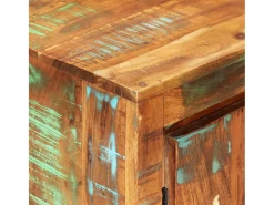 Aparador de madera maciza reciclada 55x33x75 cm