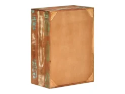 Aparador de madera maciza reciclada 55x33x75 cm
