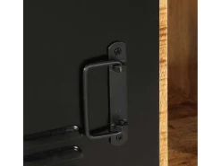 Aparador de madera maciza de mango rugosa 55x35x70 cm